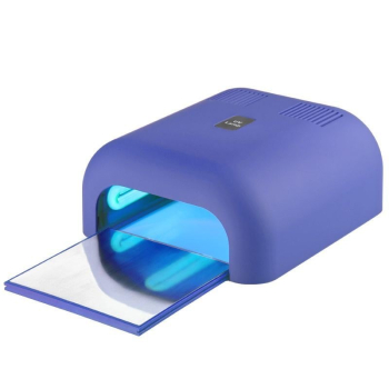 LAMPA UV 36W TIMER SOFT LIGHT BLUE Z WYSUWANYM DNEM